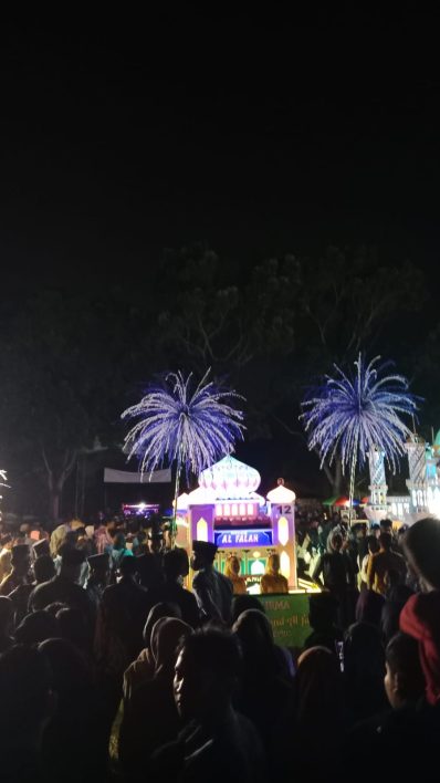 Dalam Rangka Menyambut Hari Idul Adha 1444H, Pawai Obor Dan Takbiran Di Kec. Hinai, Kab. Langkat, Sangat Meriah Dan Antusias Masyarakat Memadati Lokasi.