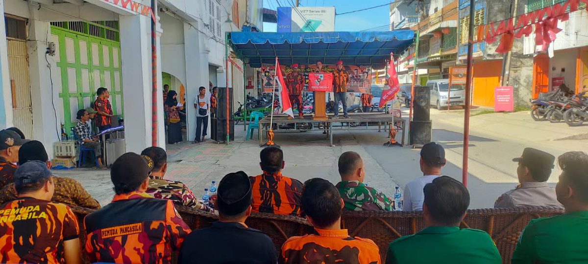Pelantikan Ketua Ranting ” Ormas “, PEMUDA PANCASILA Kel. Pekan Tanjung Pura Kec. Tanjung Pura Kab. Langkat, Sumut.