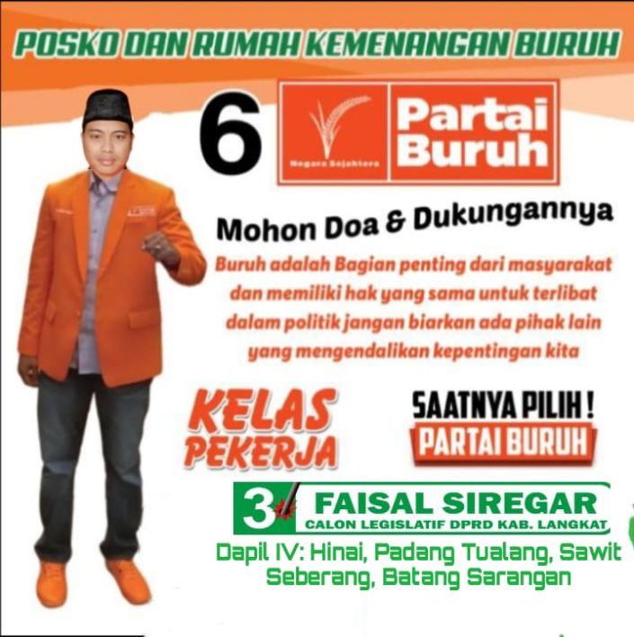 – Mengenal Lebih Dekat Biografi Faisal Siregar Caleg DPRD Kabupaten Langkat Dari Partai Buruh Yang Ramah Dan Baik Hati –