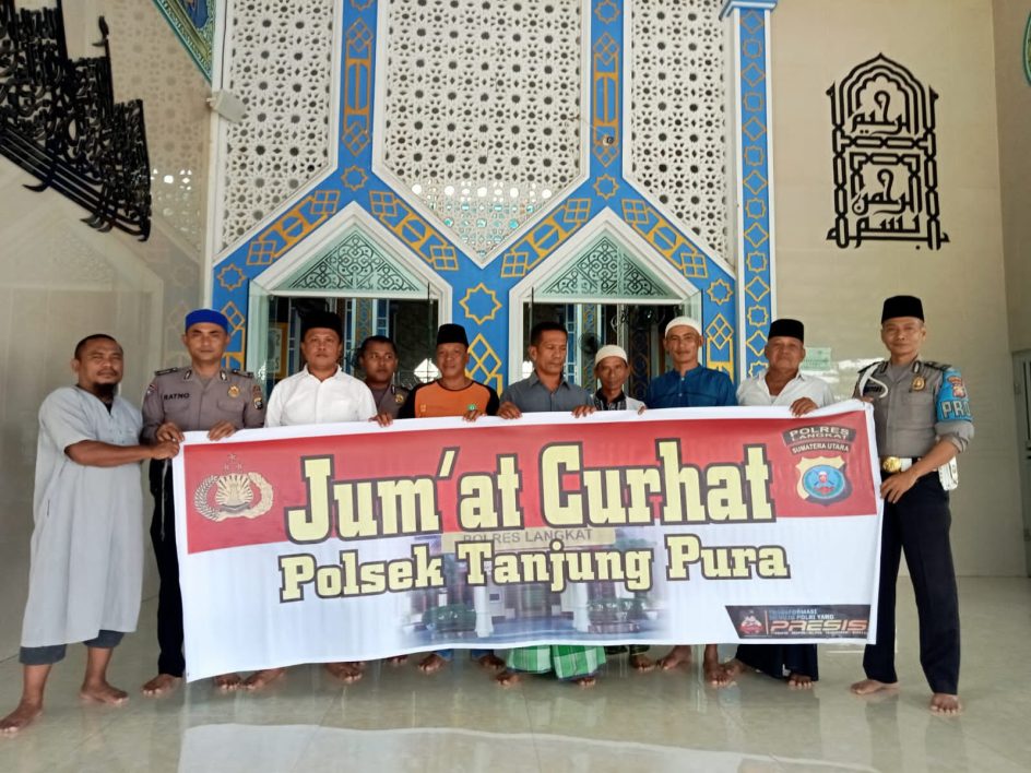 – Program Jum’at Curhat di Wilkum Polsek Tanjung Pura, Sehubung Program Quick Wins Presisi –