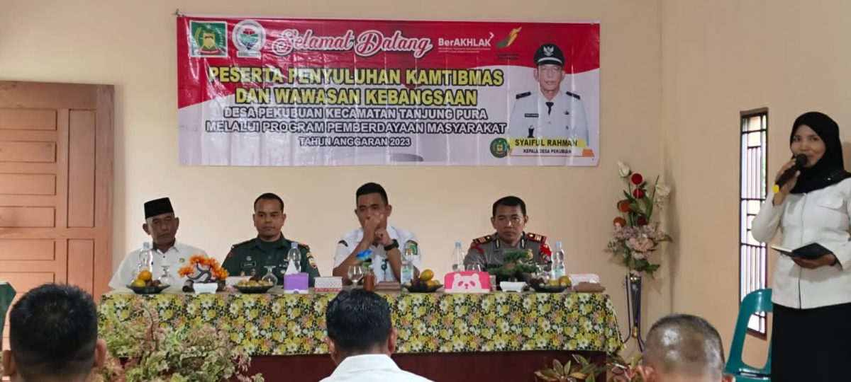 – Penyuluhan Kamtibmas dan Wawasan Kebangsaan Di Tanjung Pura Langkat –