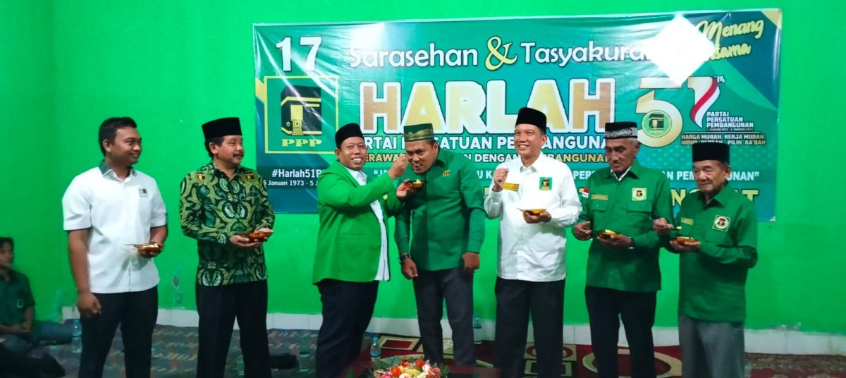 Harlah 51 Tahun Partai Persatuan Pembangunan (PPP) Di Langkat di buka Dengan Pembacaan Tahtim, Tahlil, dan Doa