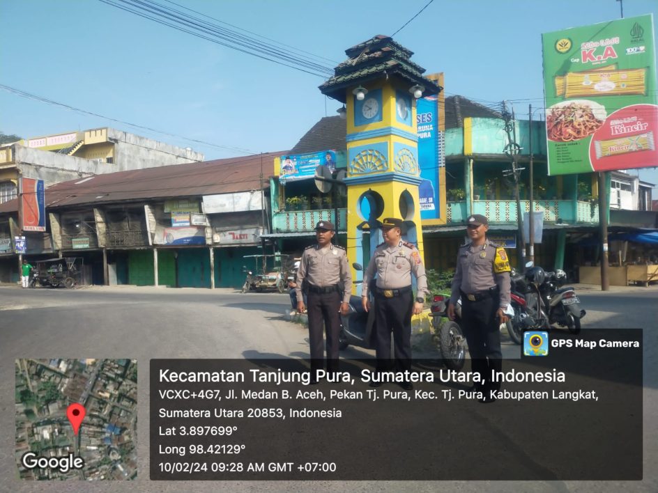 Giat PAM Polsek Tanjung Pura Di Wilkum Tanjung Pura Langkat.