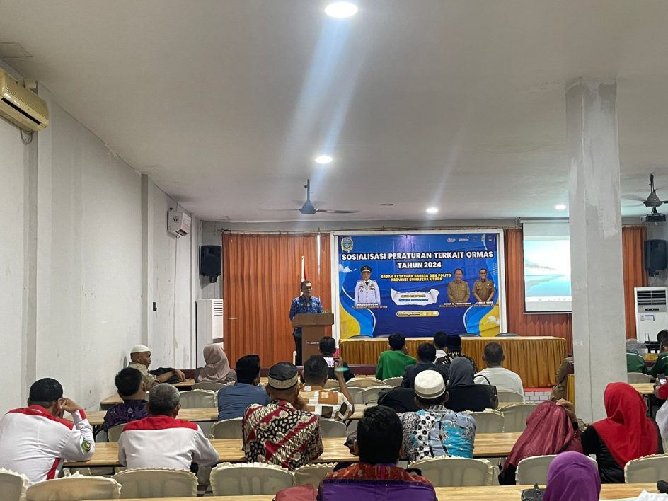 GANN Kab. Langkat, Menghadiri Kegiatan Sosialisasi Terkait Peraturan Ormas Tahun 2024, Di Stabat.
