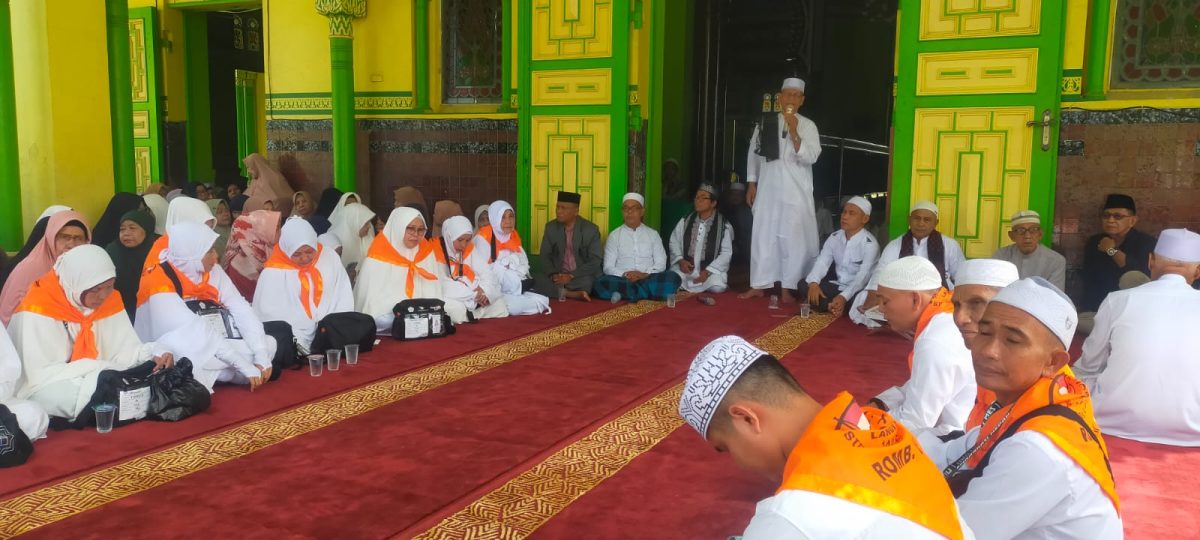 Pelepasan Keberangkatan Calon Jemaah Haji/Hajjah Di Kecamatan Tanjung Pura,Kab.Langkat
