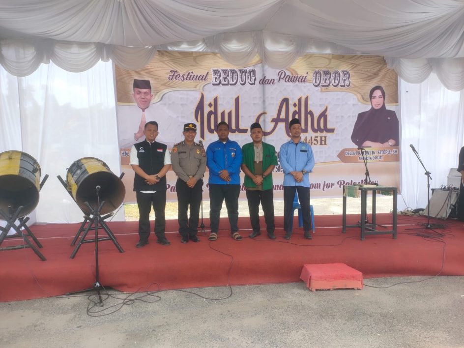 Pembukaan Dan Festival Bedug Pawai Obor Rangka Hari Raya Idul Adha 1445H-2024 M, Di Wilkum Polsek Pangkalan Brandan.