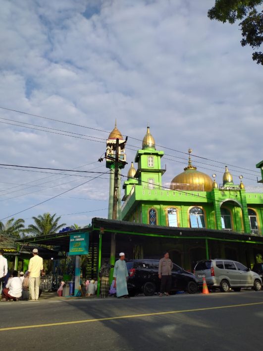 Personil Polsek Hinai, Pengamanan Sholat Idul Fitri 1446 H/ 2025 M, Di Wilayah Polsek Hinai.
