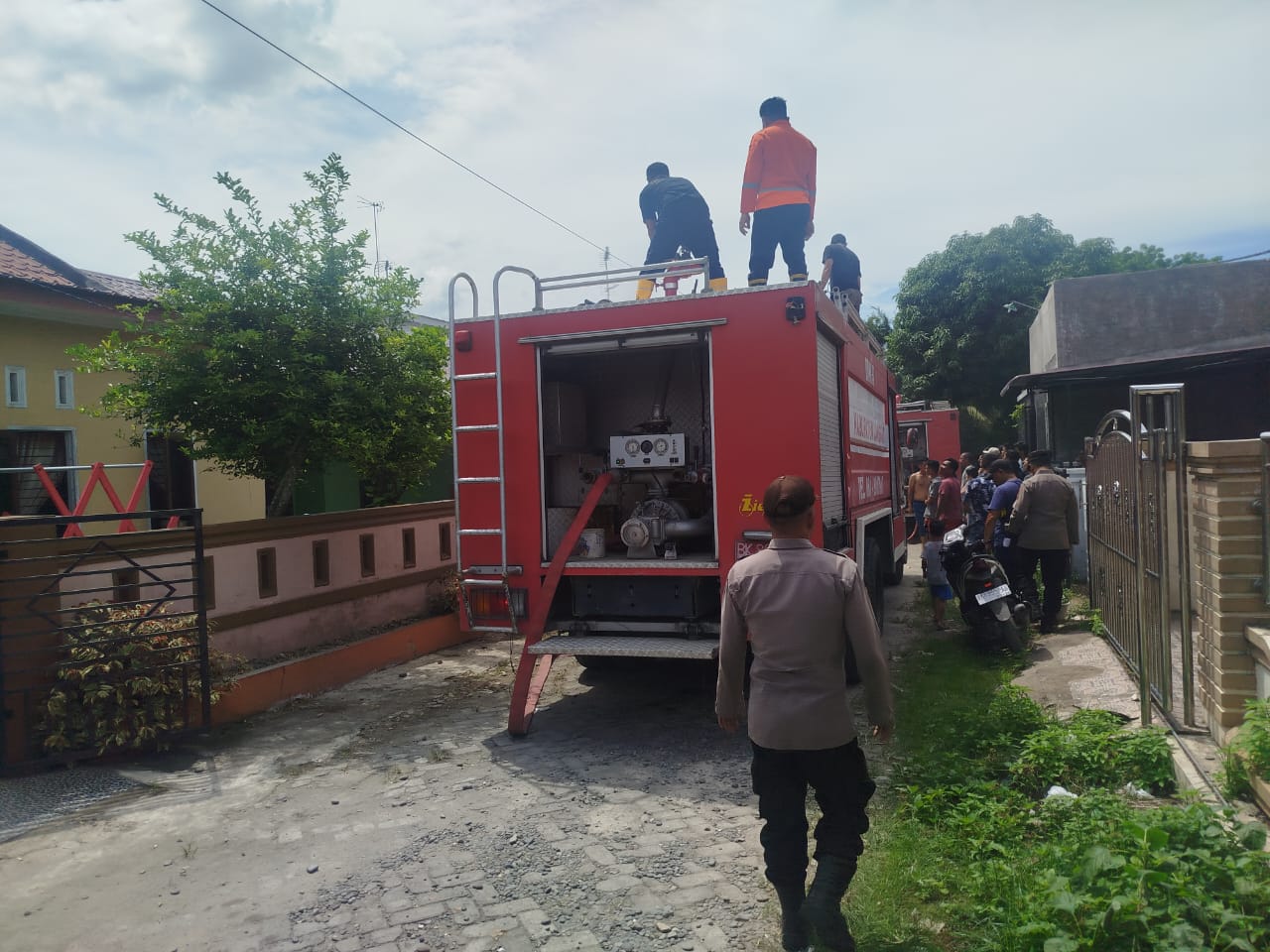 Satu Unit Rumah Warga Terbakar Diduga Korsleting Arus Pendek Listrik