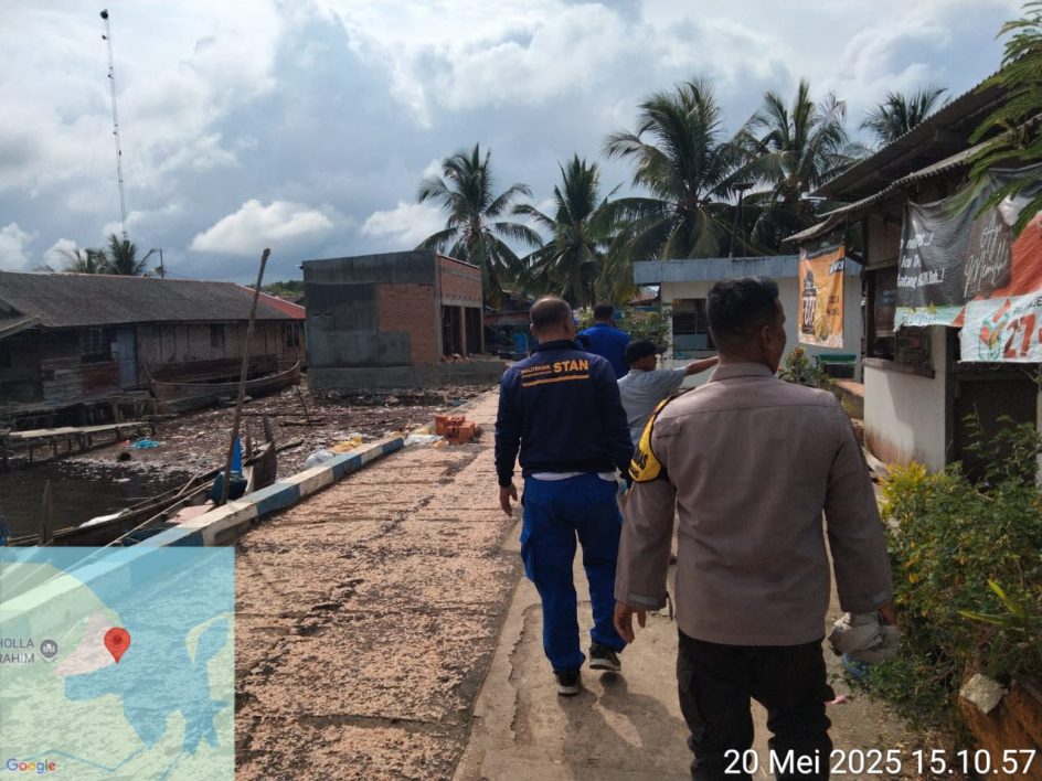 Respon Cepat Personil Polsek Secanggang, Langsung Tancap Gass, Kelokasi Kwala Besar Langkat.
