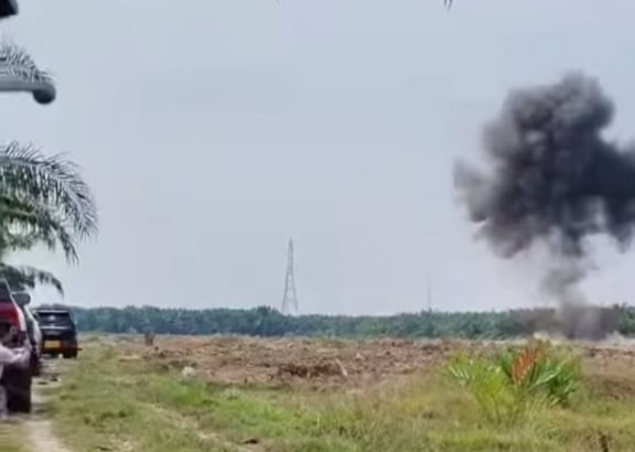 Getaran Dan Suara Ledakan Yang Berhasil Dijinakan Oleh Petugas Menghebohkan Warga Hinai Dan Sekitar
