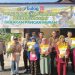 Gerakan Pangan Murah Polri Dilaksanakan Di Halaman Kantor Polsek Hinai.