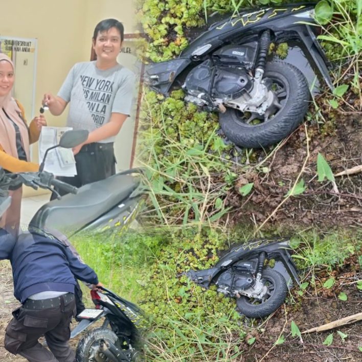 Sempat Diduga Hilang Sepeda Motor, Korban Mengadu Kepolsek, Personil Polsek Hinai Langsung Tancap Gas Menyisir Lokasi TKP, ‘ Menuai Hasil ‘.