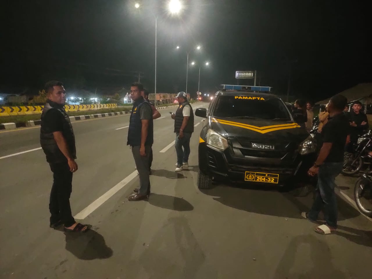 Polres Langkat Gencarkan Patroli, Malam Hari Di Beberapa Jalur Strategis