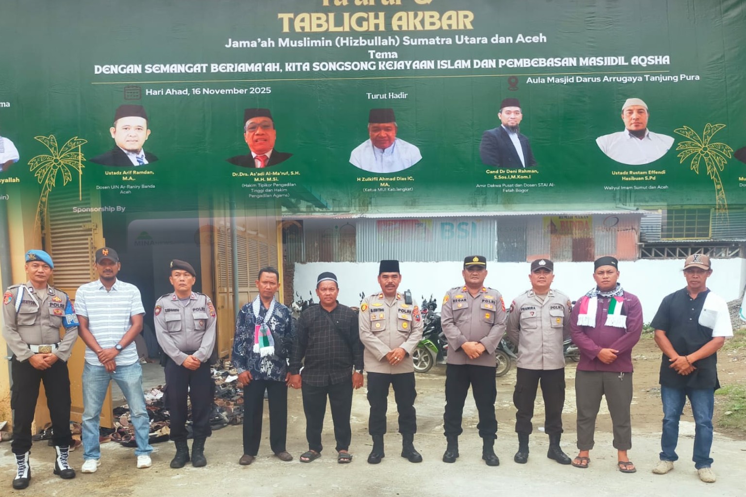 Ta’aruf Dan Tabligh Akbar, Di Mesjid Arugaya Tanjung Pura .